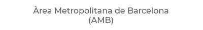 Àrea Metropolitana de Barcelona (AMB)